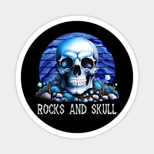 Rocks and Skull Magnet